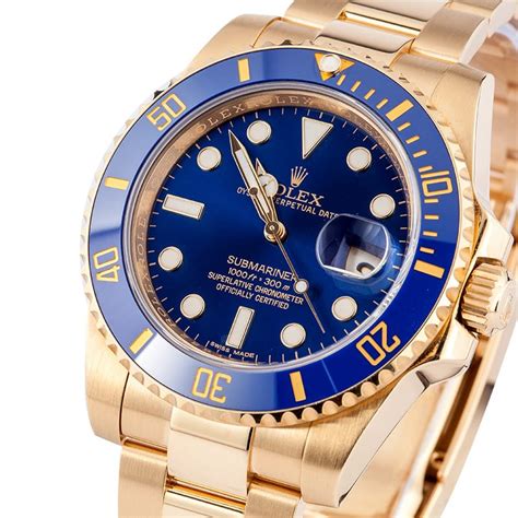 rolex 18k gold watch mens|rolex submariner all gold price.